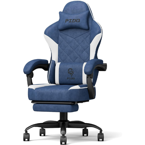 silla gamer azul