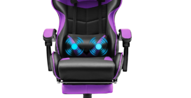 silla gamer morada