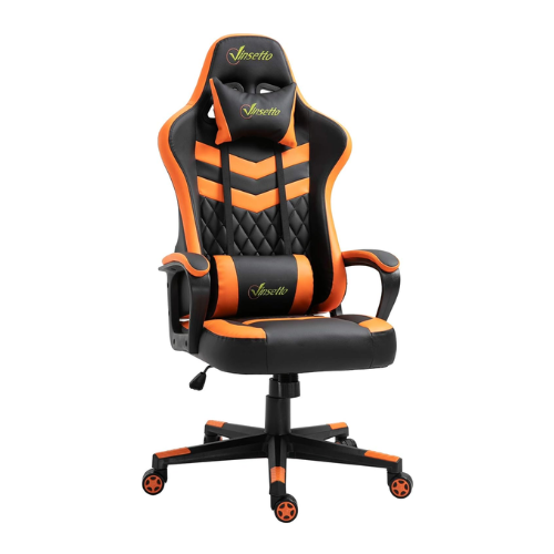 silla gamer naranja